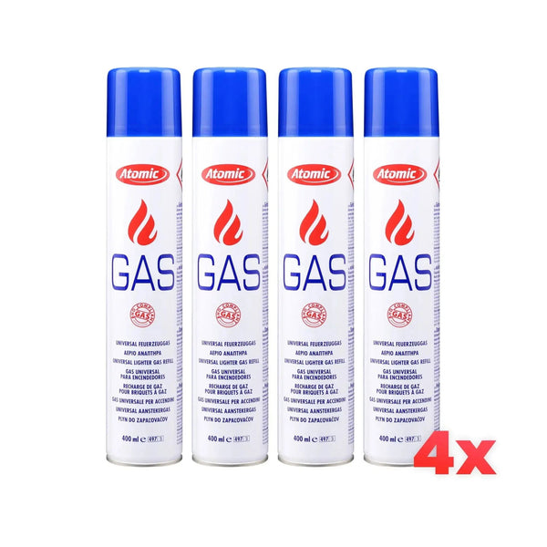4x Atomic tändargas (400 ml)