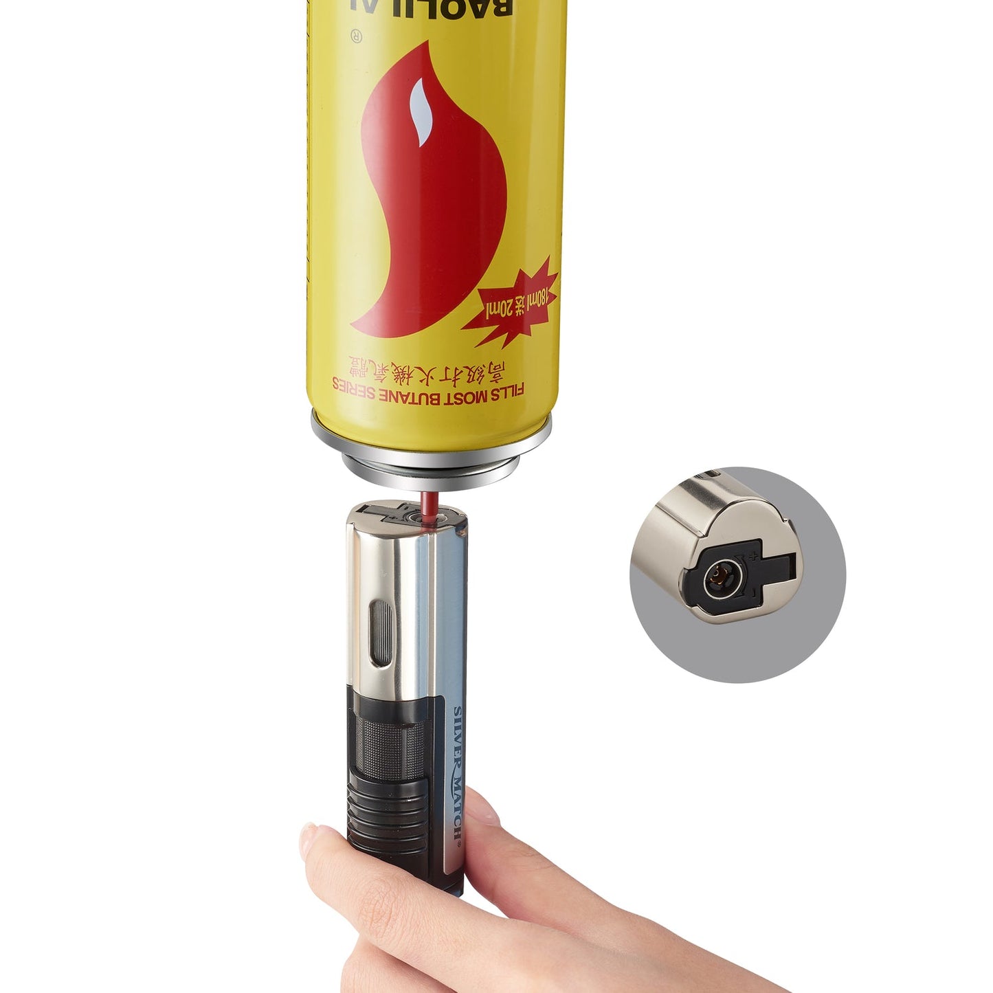 Silver Match Paris Aansteker - PyroProducts