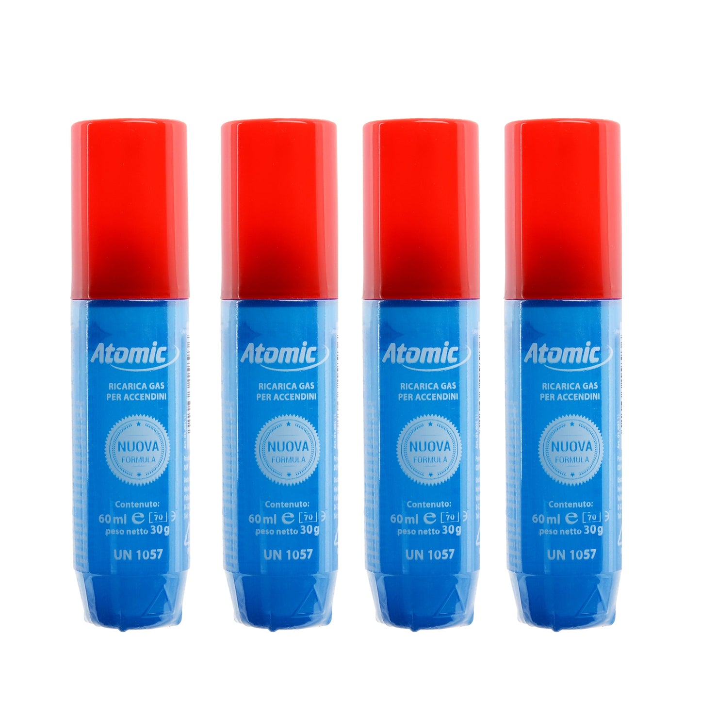 4x Atomic Pocket Butaangas 60ML - PyroProducts