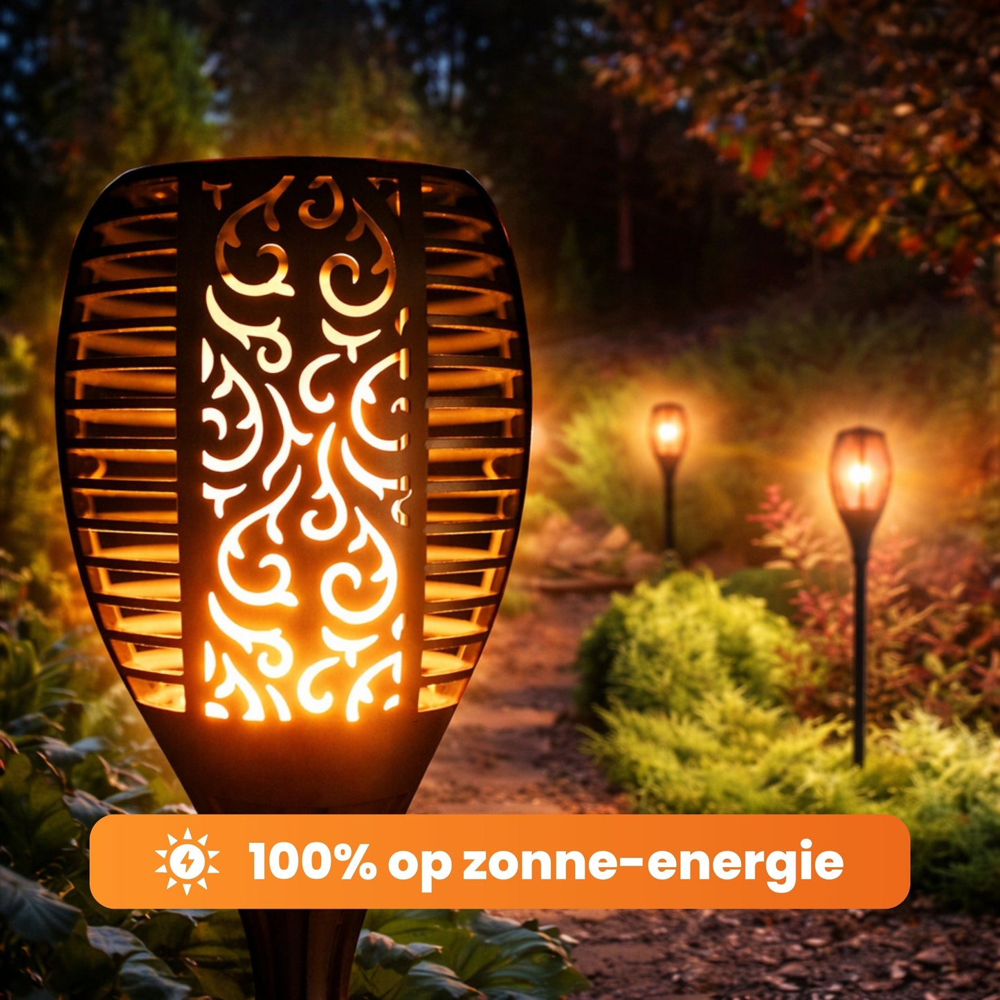 PyroProducts® LED Solar Tuinfakkels - PyroProducts